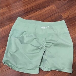 Aurola Women's Green Shorts